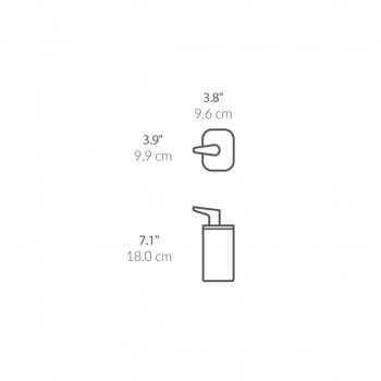 Dozownik do mydła z pompką 473ml stal matowa / simplehuman